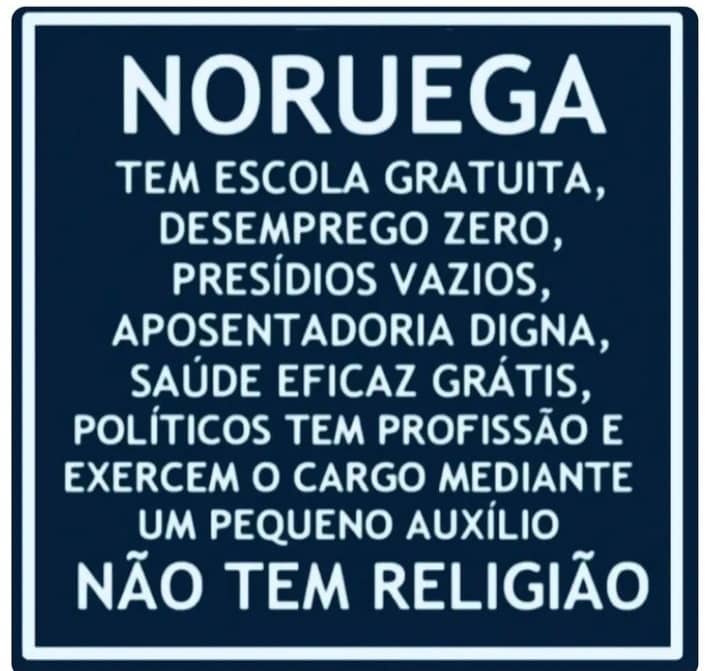 Noruega Não Tem Religião