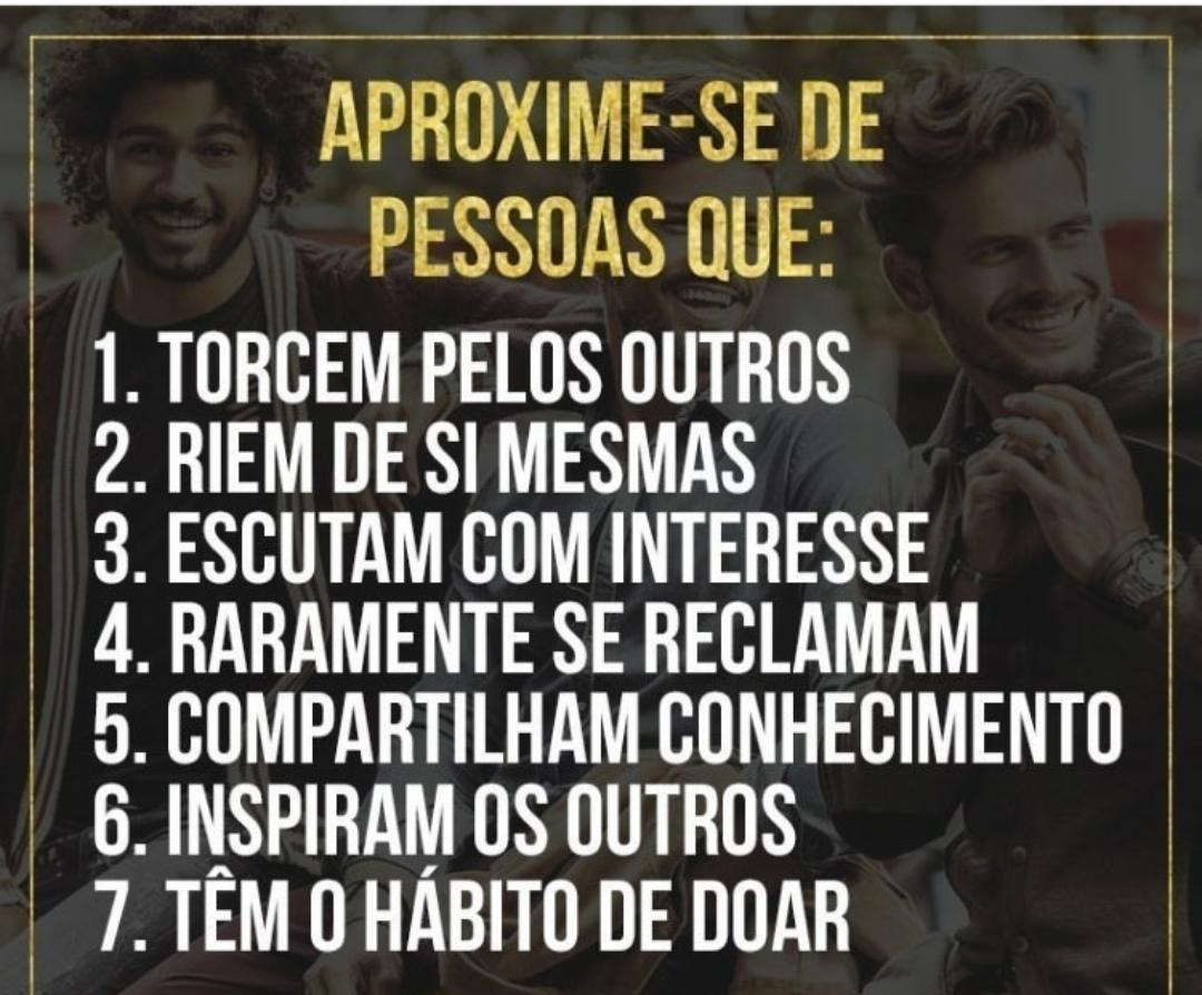 Aproxime-se De Pessoas Que...