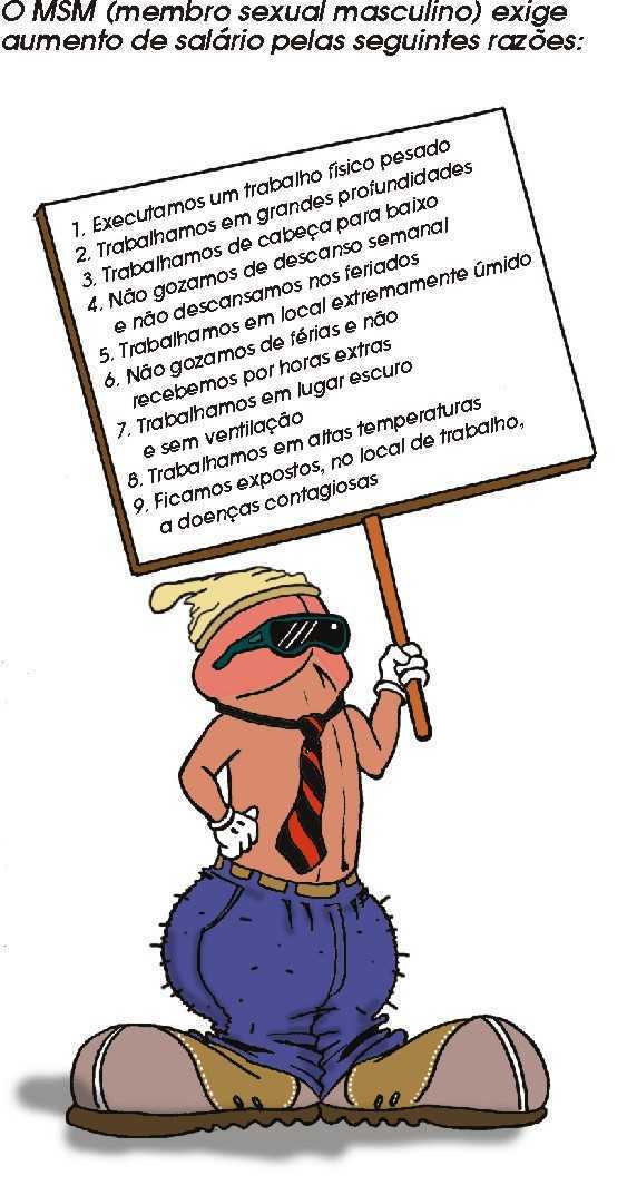 Membro Sexual Masculino Em Greve