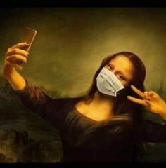 Mona Lisa - Selfie De Máscara