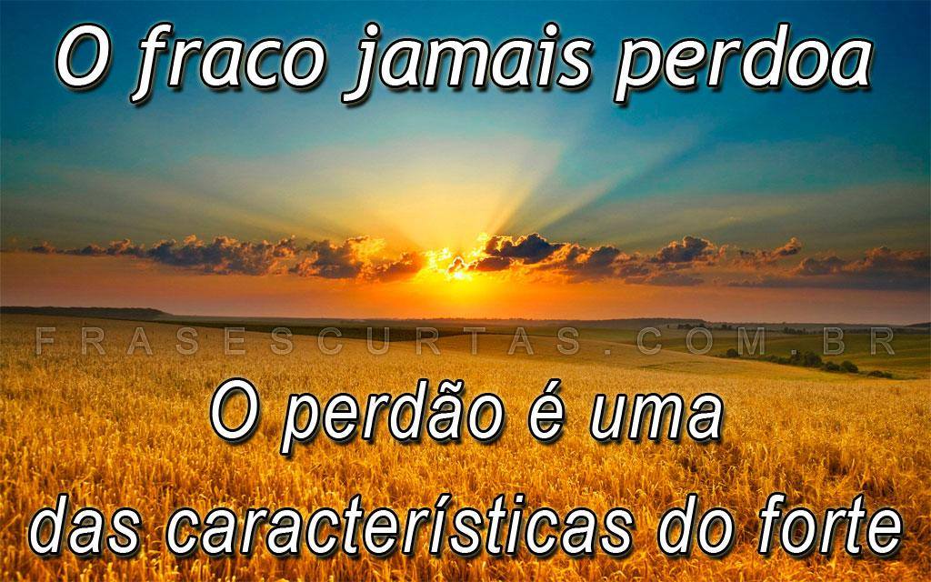 O Fraco Jamais Perdoa