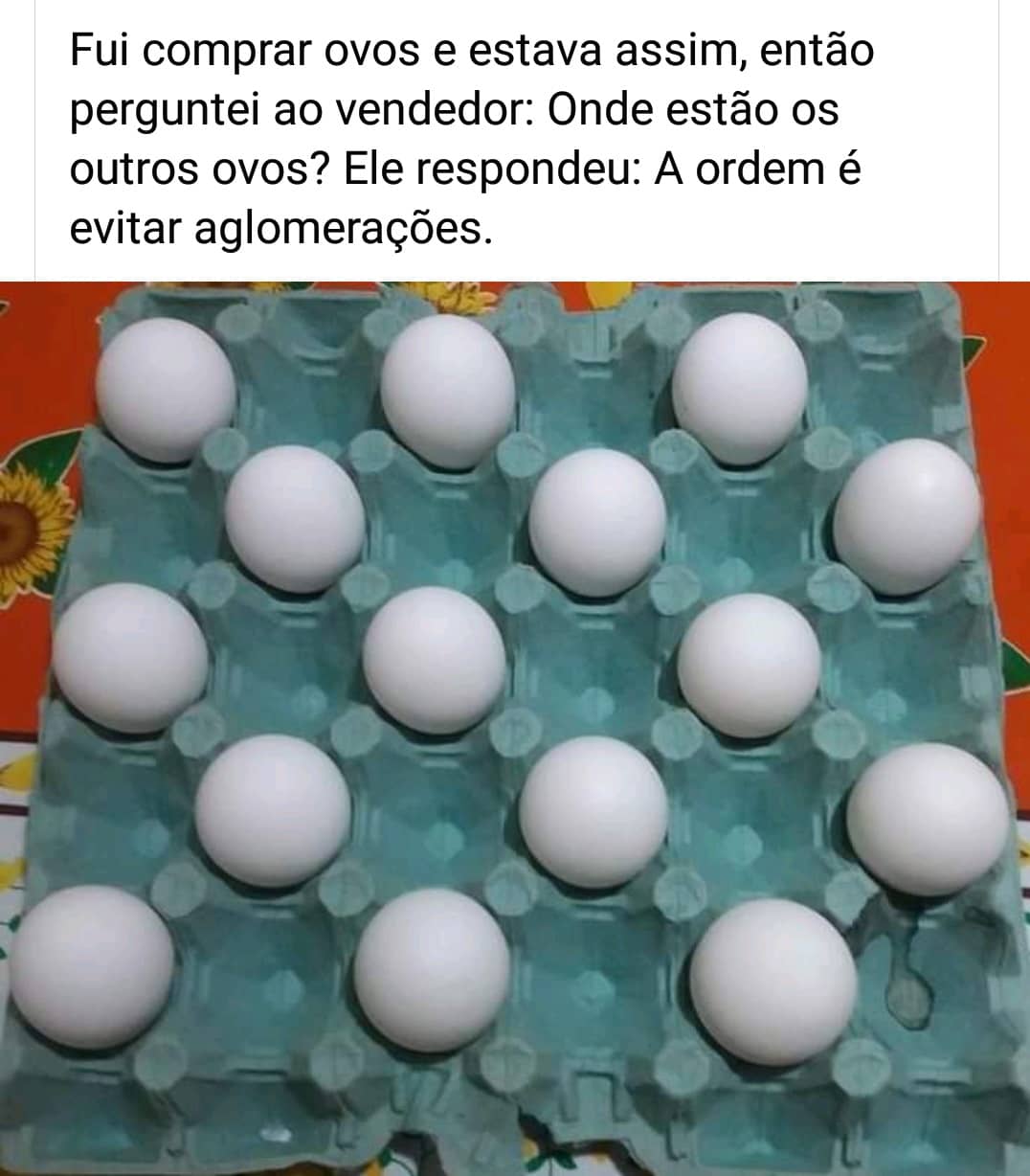 Evitar Aglomeração - Ovos