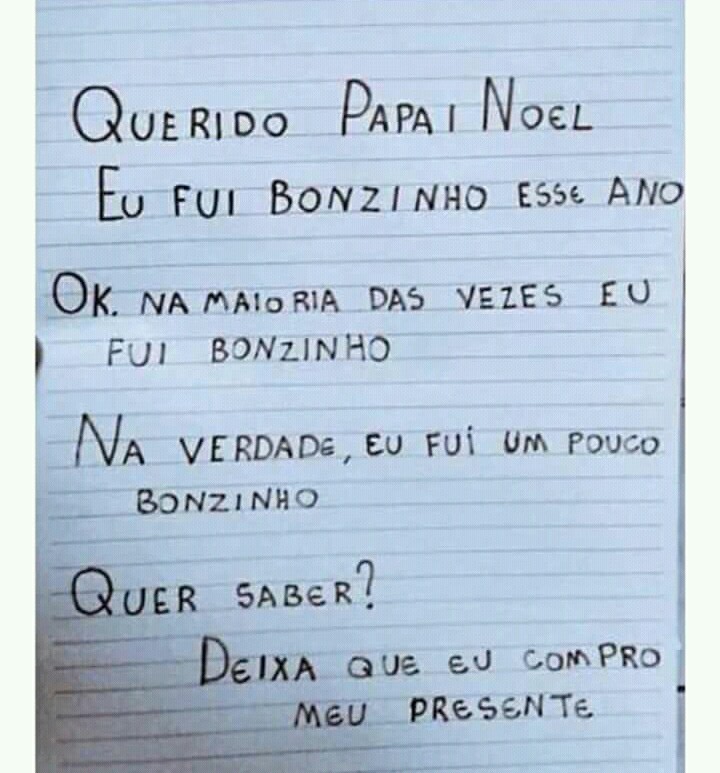 Papai Noel Eu Fui Bonzinho