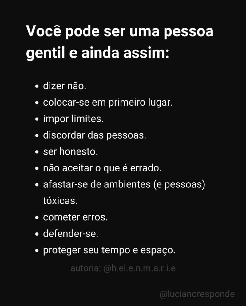 Ser Gentil E Ainda Assim