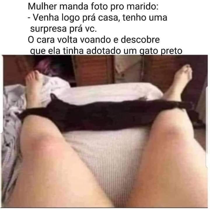 Calcinha Surpresa: Gato Preto