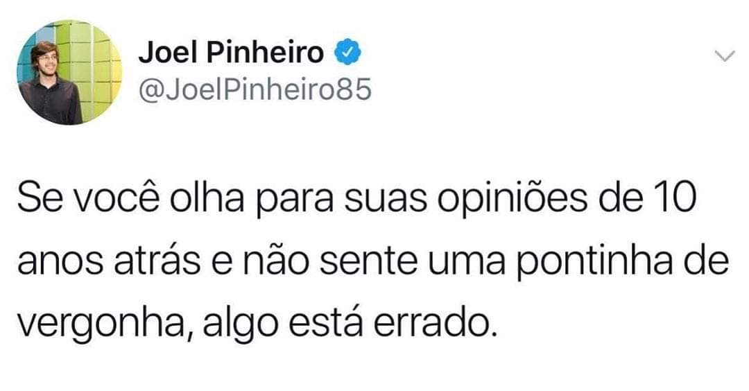 Vergonha Da Opinião Do Passado