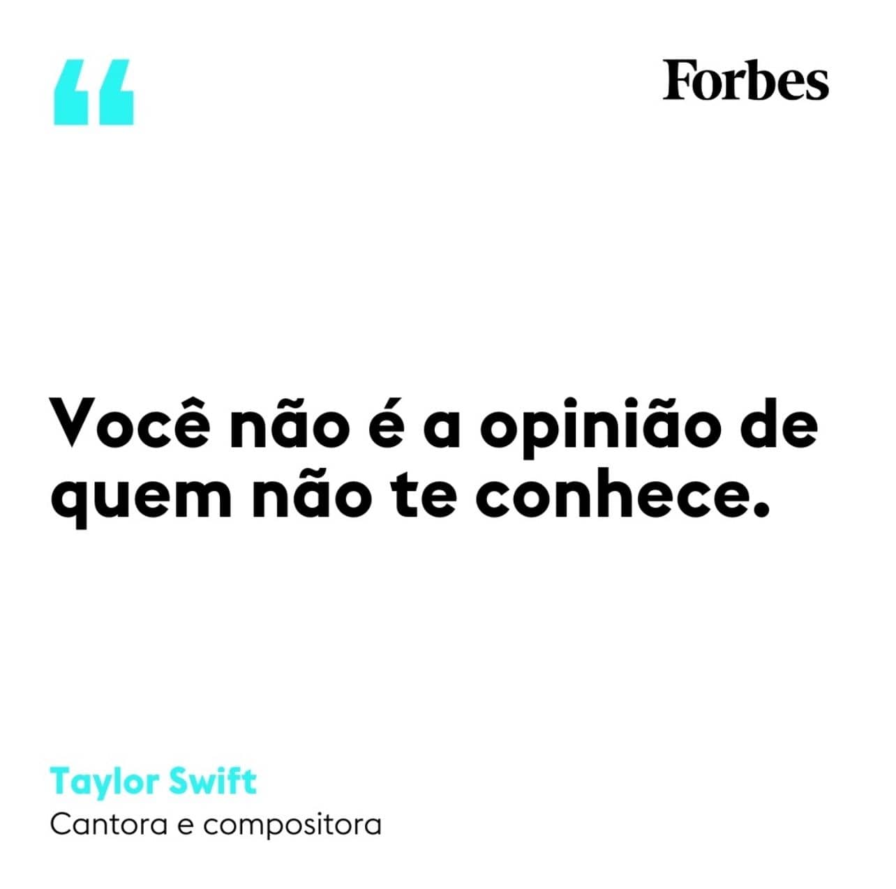 Você Não É A Opinião De Quem Não Te Conhece